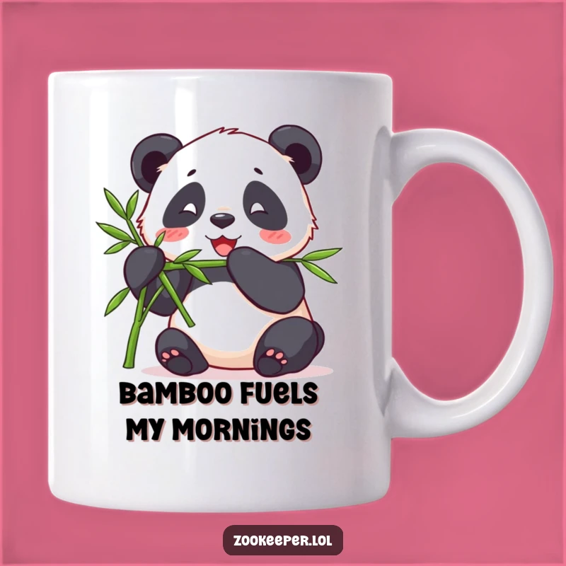 Funny Contented Panda Mug - Hilarious Zookeeper Gift for Bamboo Lovers