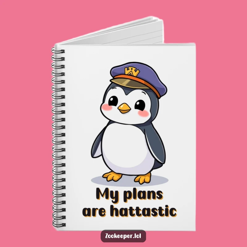Funny Mischievous Penguin Notebook - Hilarious Journal for Wacky Ideas