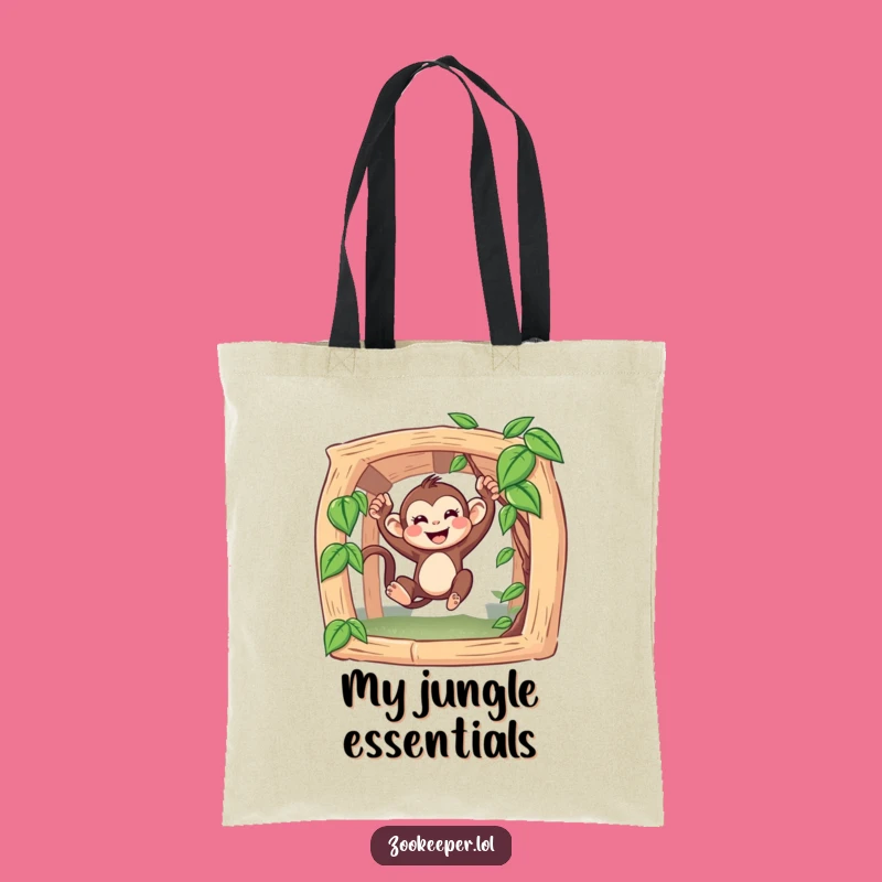 Funny Monkey Tote Bag: Carry Your Essentials with Primate Merriment